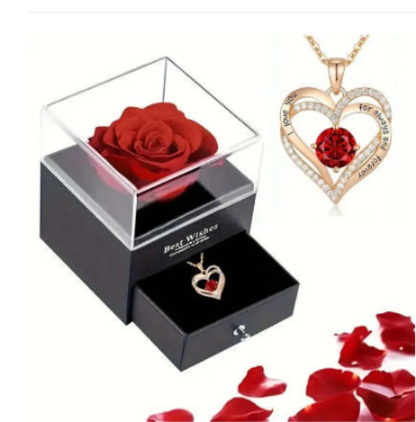 Eternal Rose Jewelry Box
