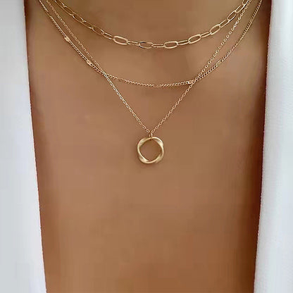 Luxury Layered Chunky Chain Necklace for Women
