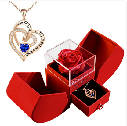Luxury Rose Necklace Box