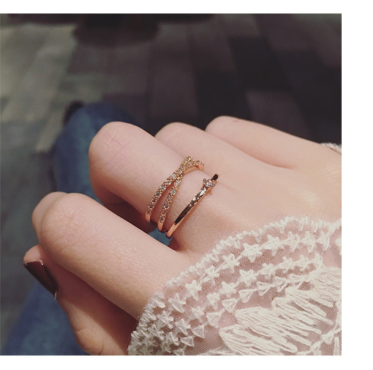 Vintage Adjustable Women’s Ring – Elegant Minimalist Fashion Jewelry