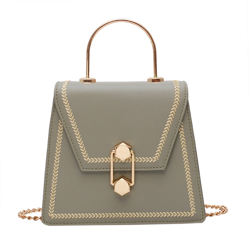 Luxury Chain Top Handle Messenger Handbag for Women