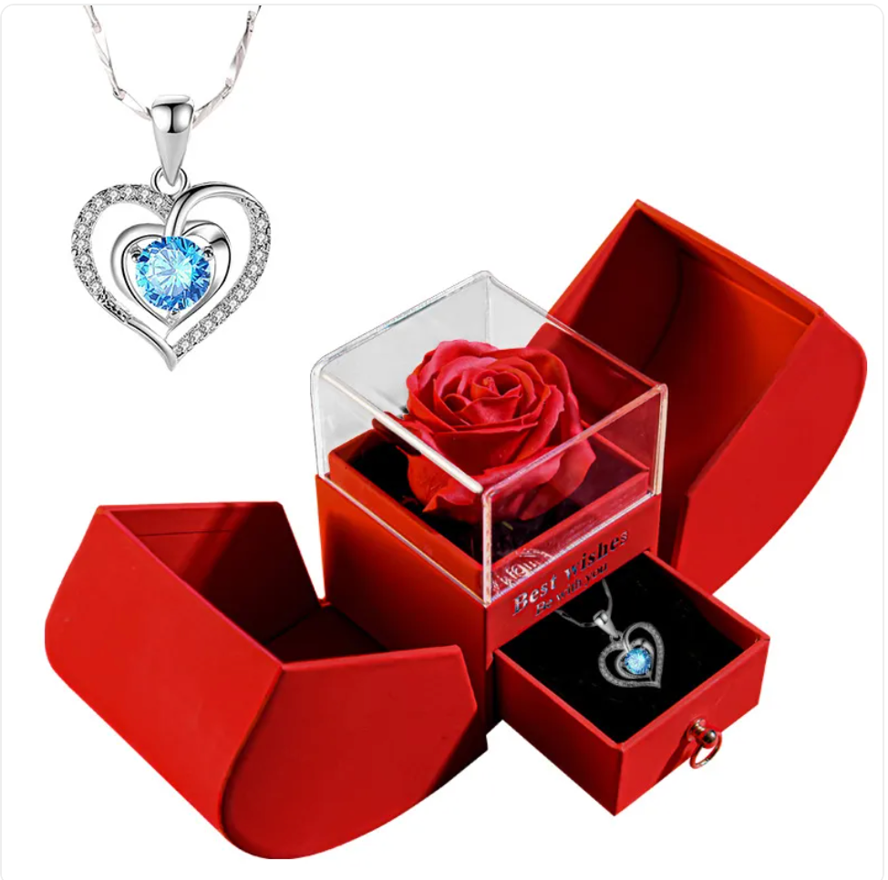 Luxury Rose Necklace Box