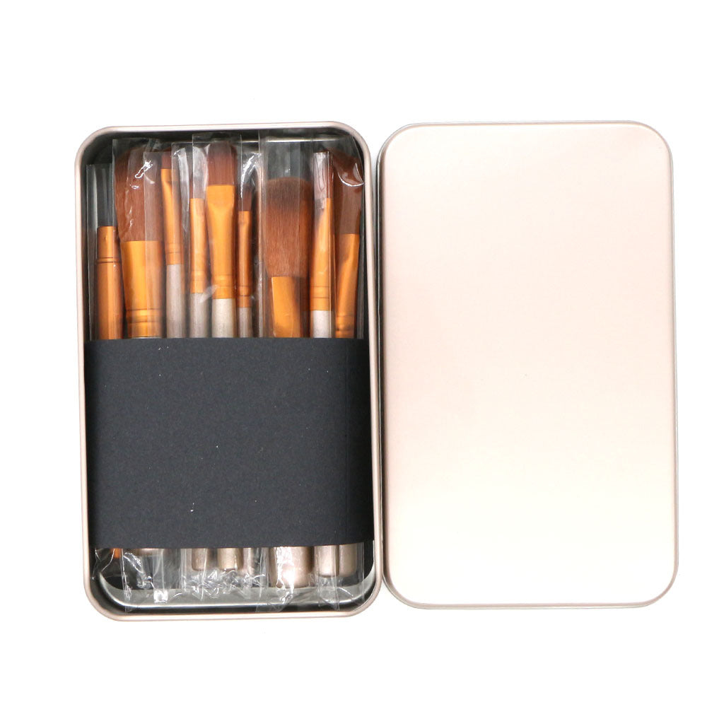 Professional Gold Makeup Brush Kit