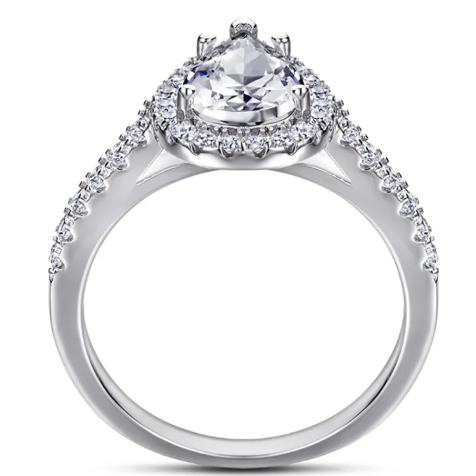 Premium Teardrop Zircon Ring