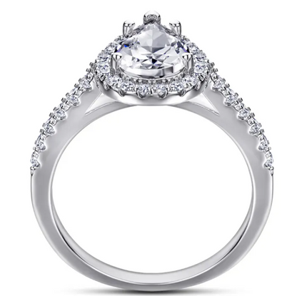 Premium Teardrop Zircon Ring