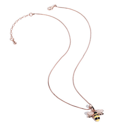 Cute Bee Pendant Necklace for Women – Minimalist Gold Charm Jewelry |