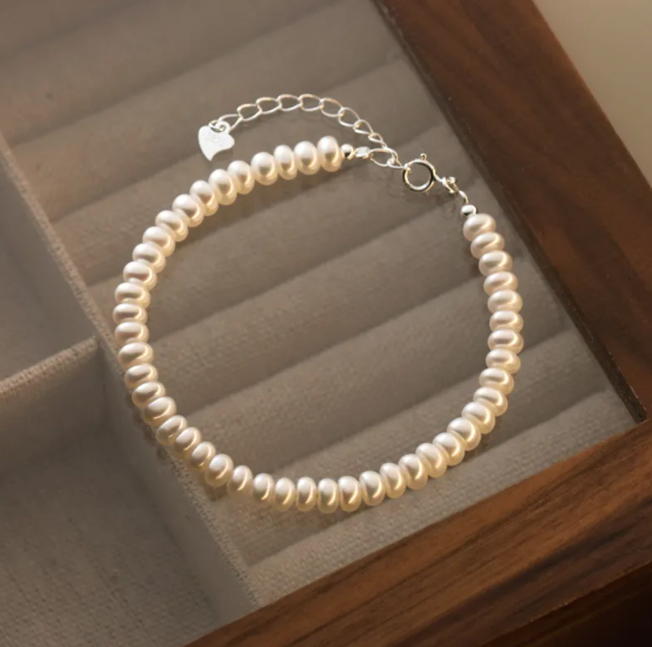 Vintage French Pearl Bracelet for Women