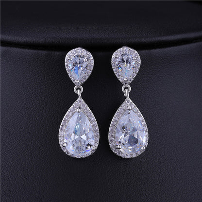 Diamond Look Teardrop Jewelry Collection