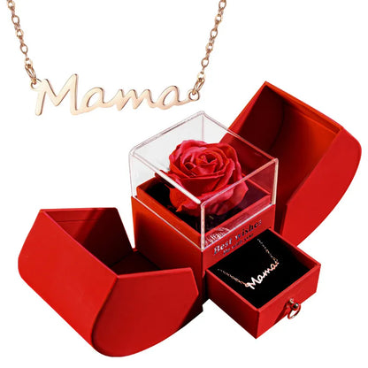 Luxury Rose Necklace Gift Box