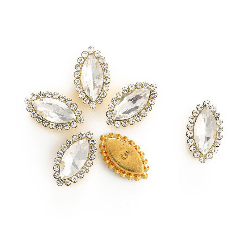 Luxury Crystal Rhinestone Hair Gems – Teardrop Glass Accessories