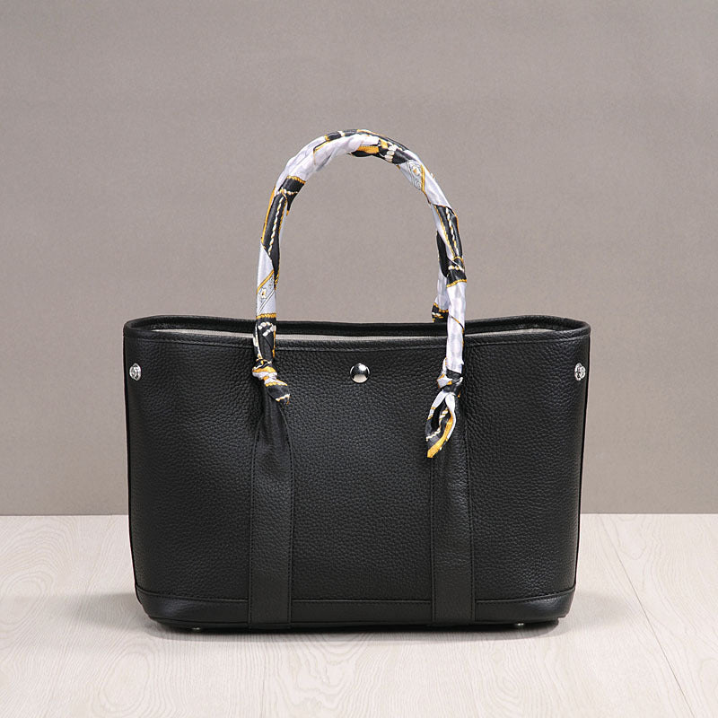 Luxury Korean Style Leather Tote Handbag for Women