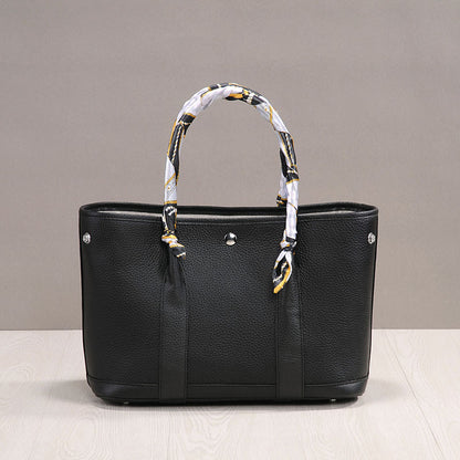 Luxury Korean Style Leather Tote Handbag for Women