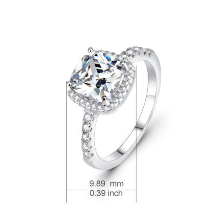 Elegant Halo Engagement Ring