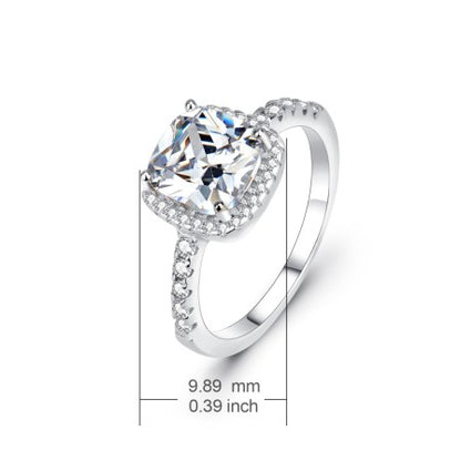 Elegant Halo Engagement Ring