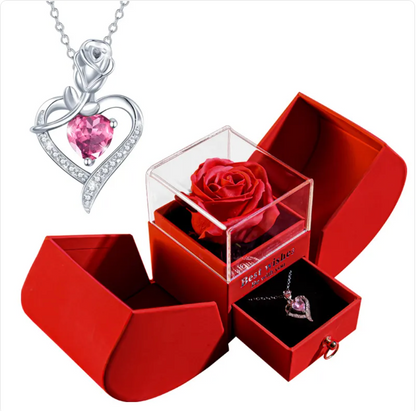 Luxury Rose Necklace Box