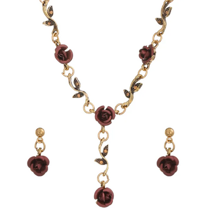 Vintage Rose Jewelry Set