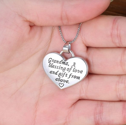 Love Message Heart Necklace