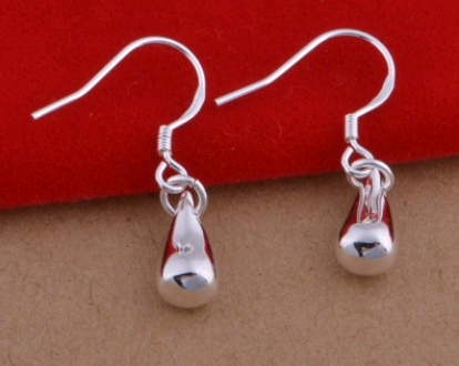 Minimalist Silver Teardrop Jewelry Set