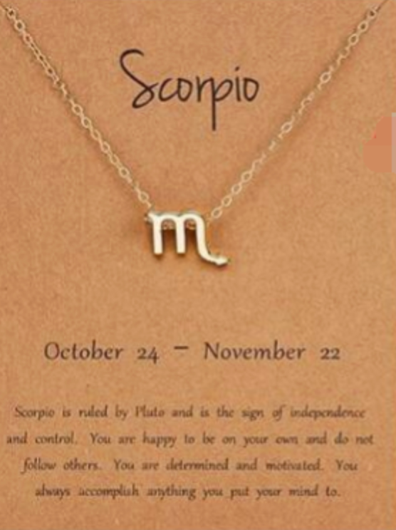 Zodiac Sign Necklace Set – Elegant Astrology Jewelry for Women