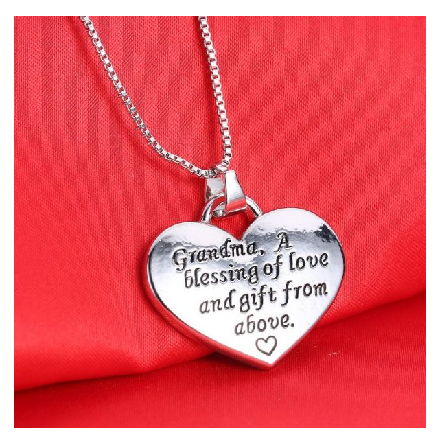 Love Message Heart Necklace