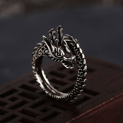 Retro Fantasy Dragon Ring