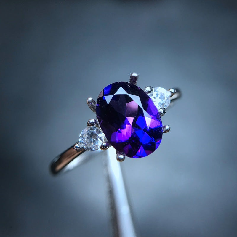 Elegant Purple Gemstone Ring