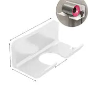 Wall Mounted Hair Tool Holder – Bathroom Organizer Rack for Hair Dryer & Styling Accessories