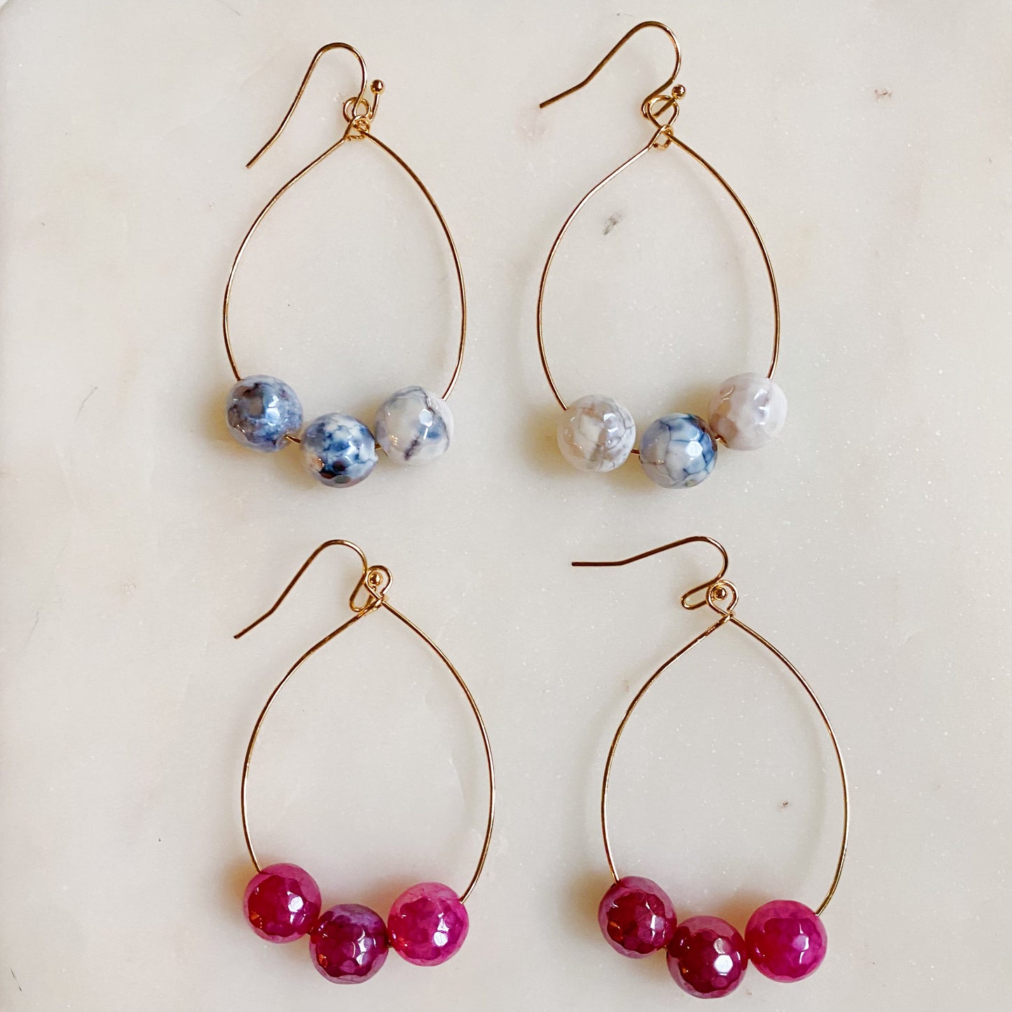 Bohemian Wire Drop Earrings