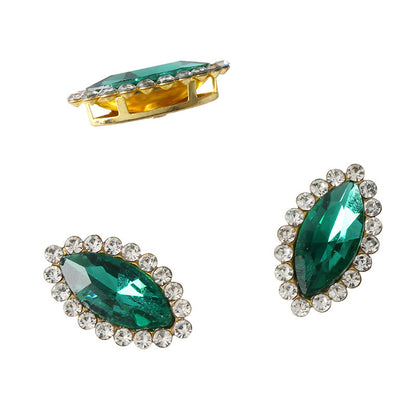 Luxury Crystal Rhinestone Hair Gems – Teardrop Glass Accessories
