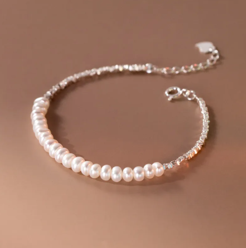 Vintage French Pearl Bracelet for Women