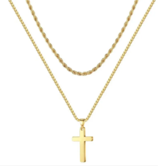Minimalist Titan Cross Pendant