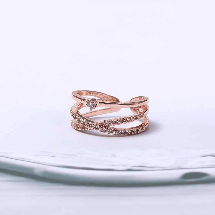 Vintage Adjustable Women’s Ring – Elegant Minimalist Fashion Jewelry