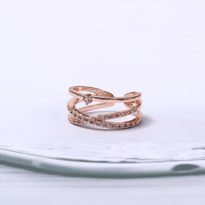 Vintage Adjustable Women’s Ring – Elegant Minimalist Fashion Jewelry