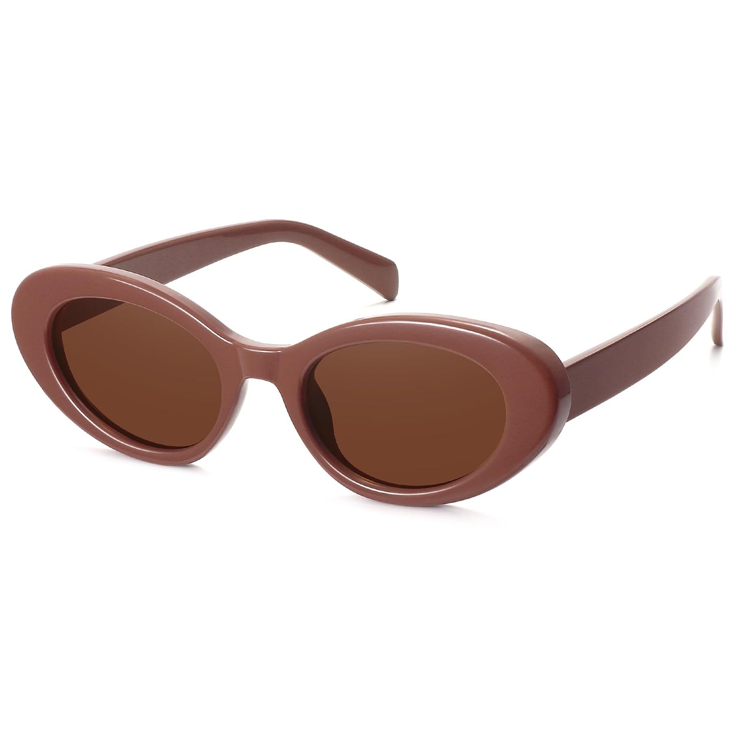 Retro Oval Cat Eye Sunglasses