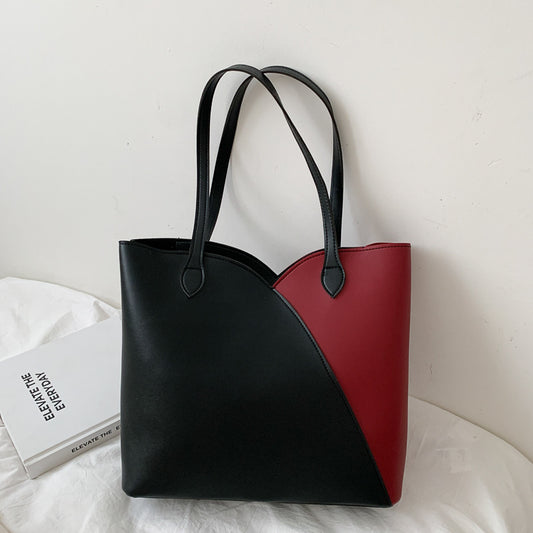 Minimalist Large Capacity Tote Bag – Elegant Women’s Shoulder Handbag