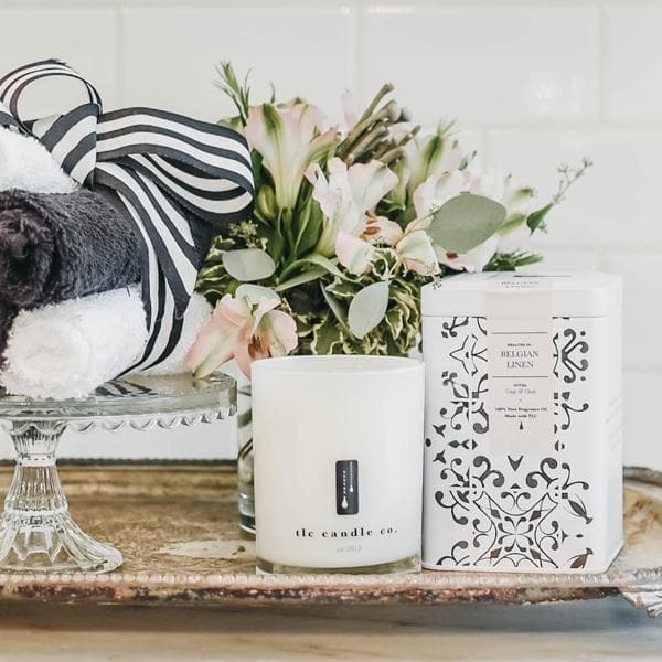 Belgian Linen Fresh Linen Soy Candle