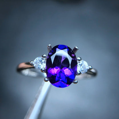 Elegant Purple Gemstone Ring