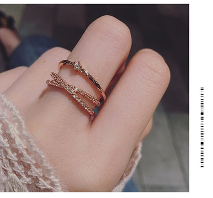 Vintage Adjustable Women’s Ring – Elegant Minimalist Fashion Jewelry