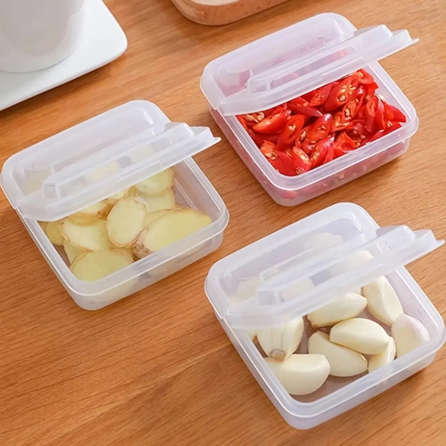 Clear Cheese Storage Container – Fridge Food Keeper Box with Lid