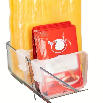 Adjustable Clear Refrigerator Organizer Dividers – Space Saving Fridge Storage