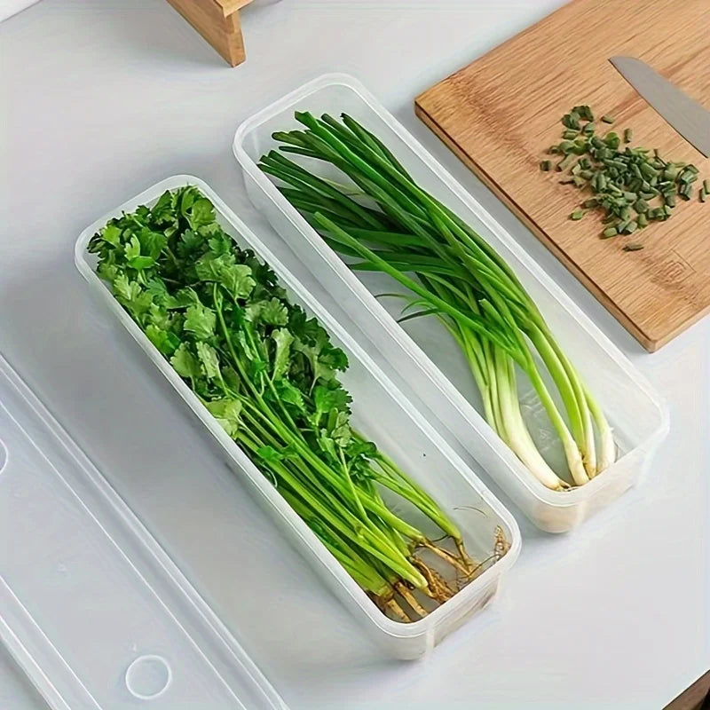 Clear Fresh Food Storage Containers – Refrigerator Organizer Box Set