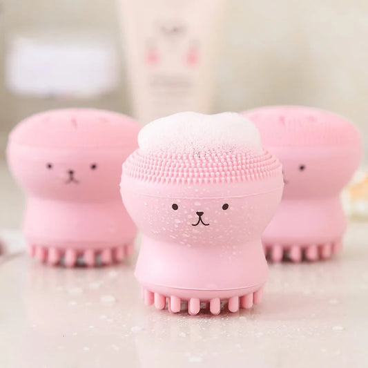 Mini Silicone Facial Cleansing Brush – Deep Pore Face Scrubber