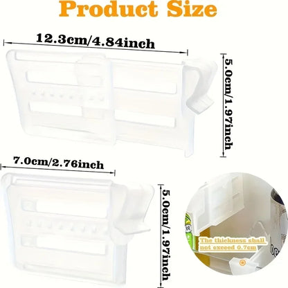 Adjustable Refrigerator Divider Organizer – Expandable Fridge Storage Separator Set