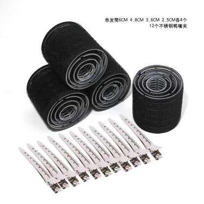 28PCS Self Grip Hair Roller Set – DIY Curlers with Metal Clips
