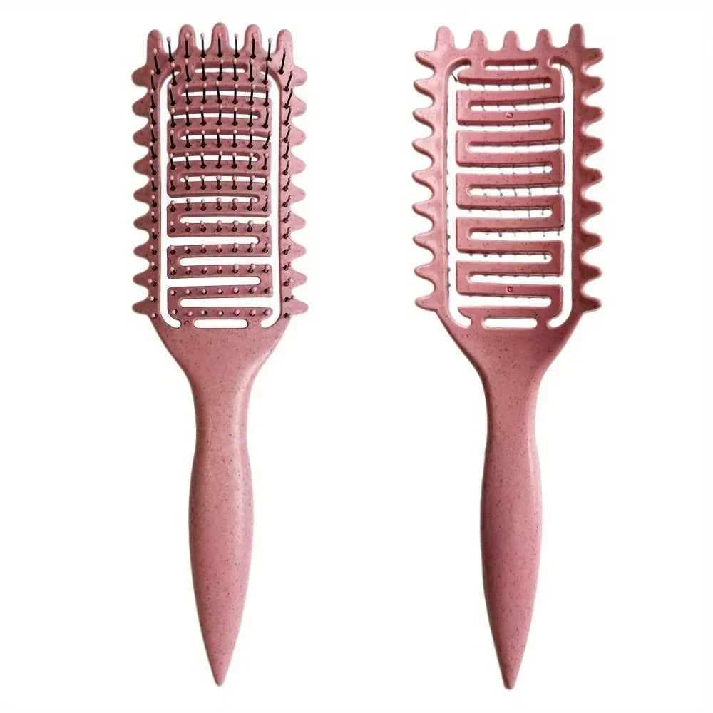 Curl Defining Detangling Brush – Styling Comb for Curly & Wet Hair