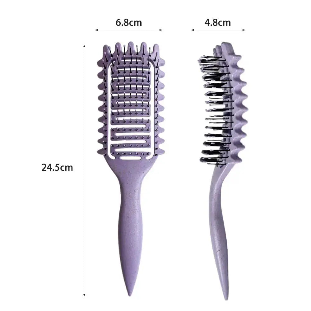 3-in-1 Curl Defining Hair Brush – Detangling Styling Comb for Curly Hair
