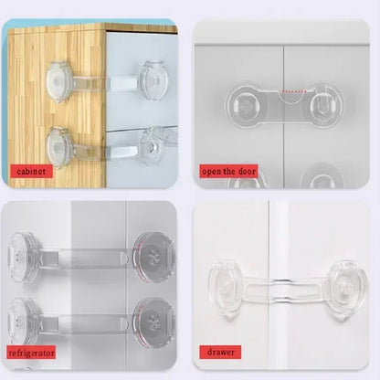 Baby Safety Cabinet Locks – Child Proof Fridge & Drawer Safety Straps
