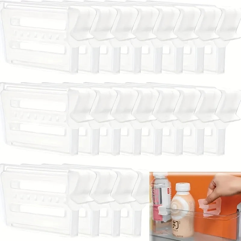 Adjustable Refrigerator Divider Organizer – Expandable Fridge Storage Separator Set