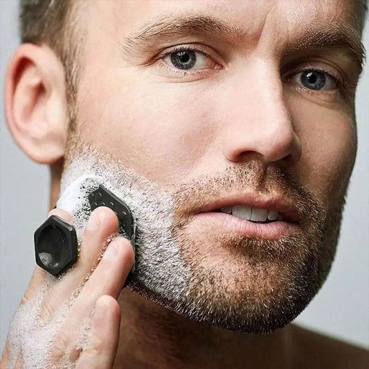 Silicone Facial Cleansing Brush – Deep Clean Face Scrubber for Men