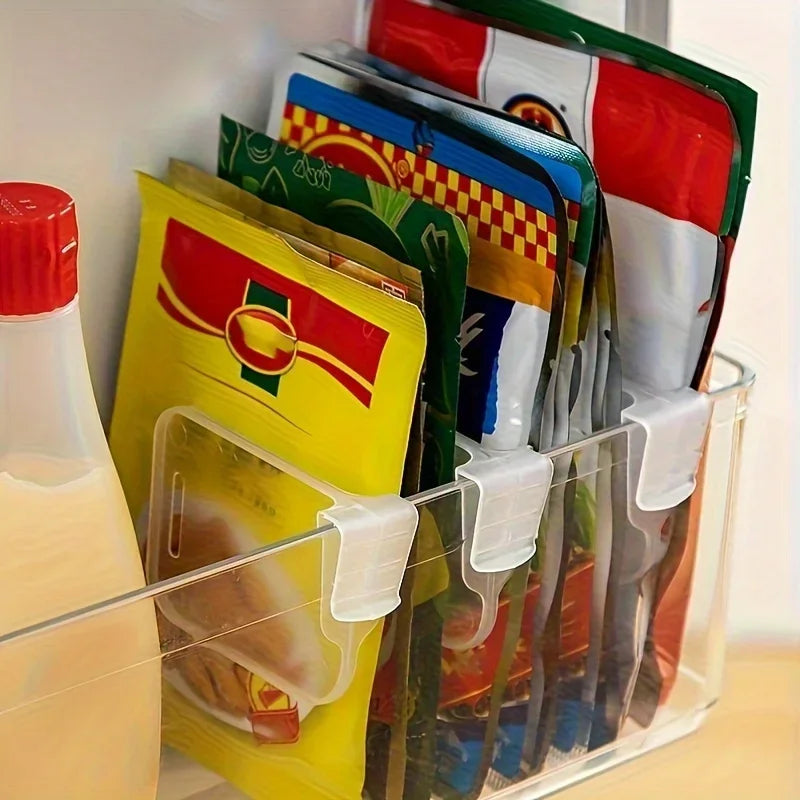 Adjustable Clear Refrigerator Organizer Dividers – Space Saving Fridge Storage